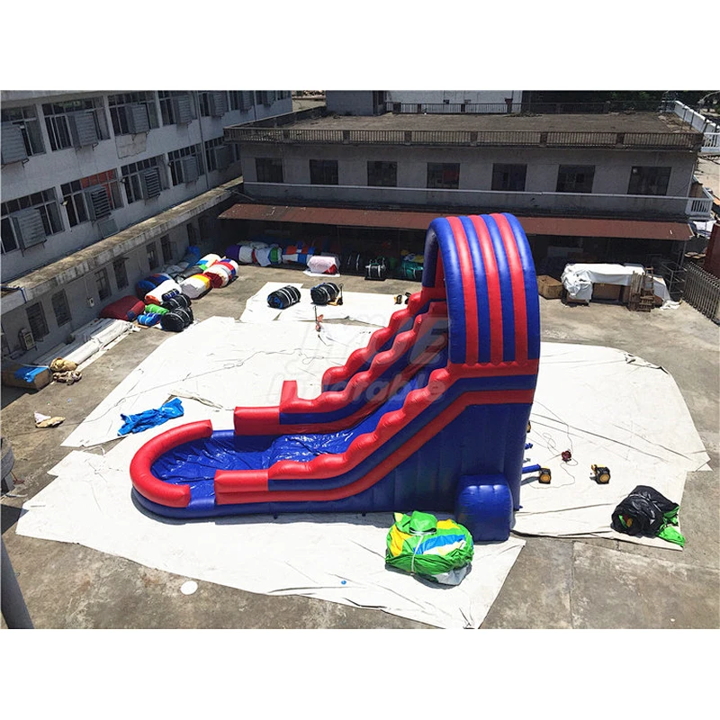 PVC Tarpaulin Commercial Inflatable Water Slide Factory Price,Backyard Water Slide For Sale
