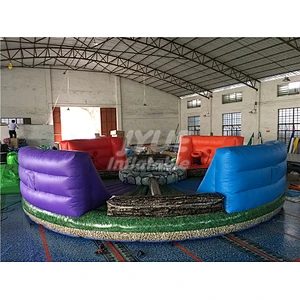 Interactive Inflatable Hungry Hippos Game Bungee Running Games Inflatable Run Sports For Sale
