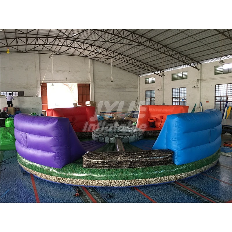 Interactive Inflatable Hungry Hippos Game Bungee Running Games Inflatable Run Sports For Sale