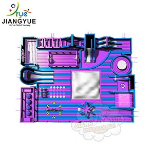Giant Quality Different Themes Amusement Inflatable Game Park  Trampoline Castle