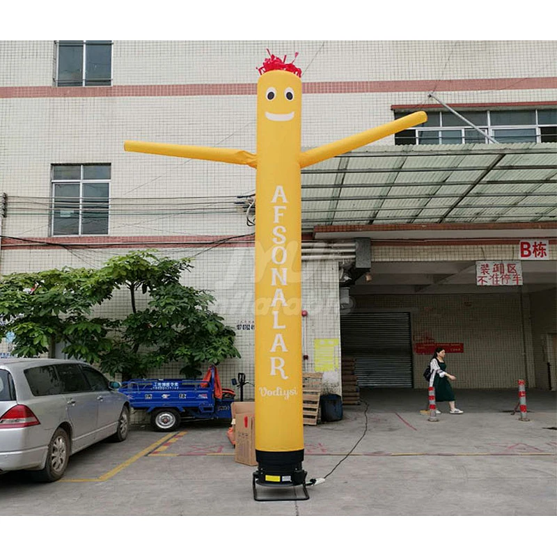 Advertising Air Tube Man Sky Dancer Two Legs Inflatable Air Dancer With Blower