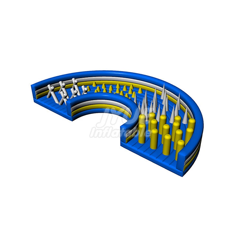 Large Inflatable Obstacle Course Inflatable 5K Obstacles Running Race