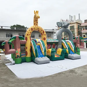 Indoor Cool Adventure Children Playground PVC Bounce Inflatable Playground Price