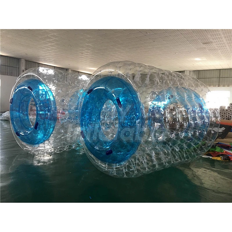 Funny Blue Bubble Inflatable Water Walking Ball TPU Inflatable Water Roller