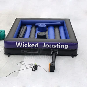 Factory Customize Kids Jousting Stick Battles Inflatable Boxing Ring Gladiator Game For Sale