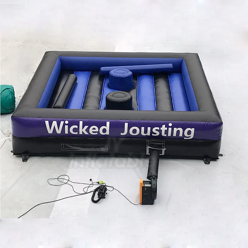 Factory Customize Kids Jousting Stick Battles Inflatable Boxing Ring Gladiator Game For Sale