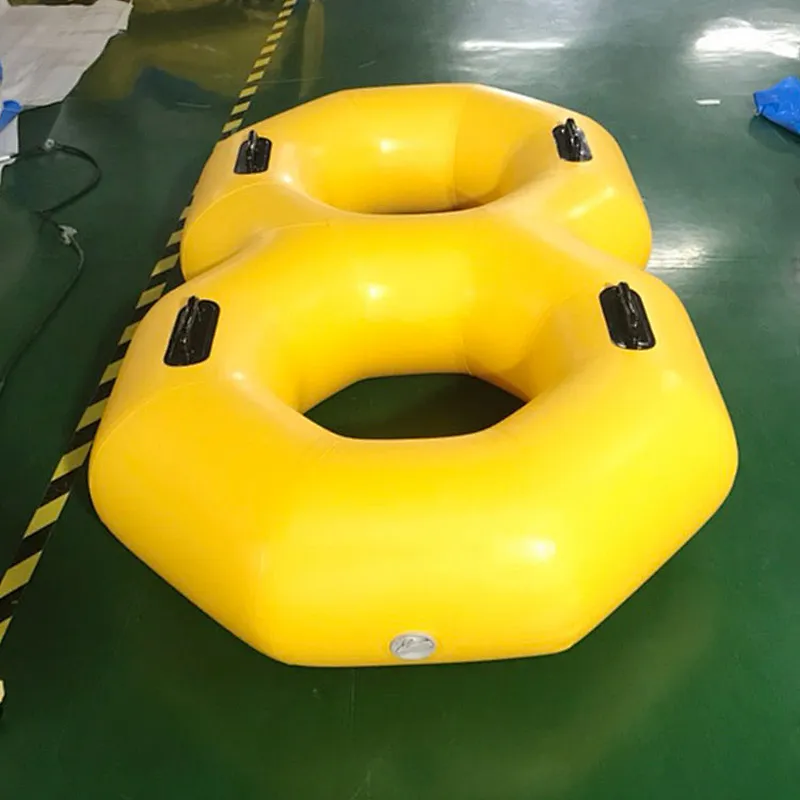 0.75mm PVC 48' Waterpark Family Tube 2 Person Plastic Water Slide Tube