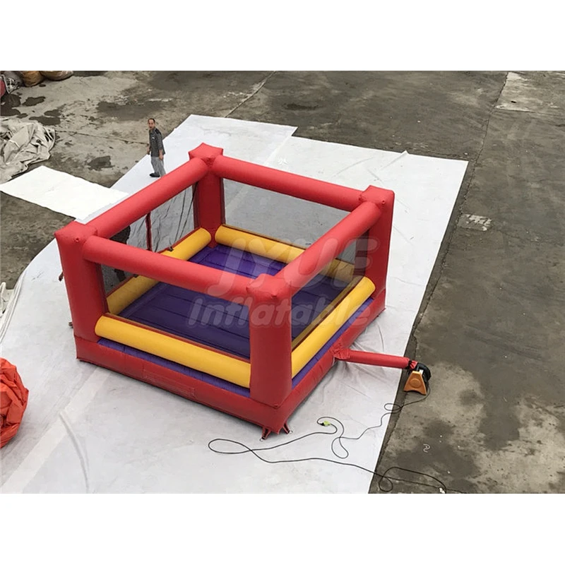 Interactive Sport Game Kids Inflatable Boxing Ring With Wrestling Mat