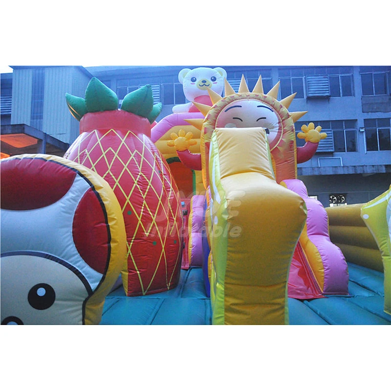 Outdoor Amusement Park Equipment Children Inflatable Playground For Kids