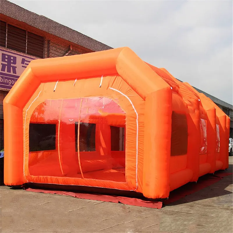 Customise Size Portable Painting House Inflatable Spray Booth Tent For Car