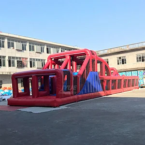30m High Quality Inflatable Obstacle Course, OEM Service The Beast Inflatable Obstacle