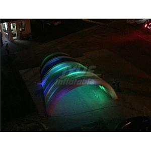 Hot Sale Large Light Tent Inflatable Stage Tunnel Event Led Arch Tent For Advertising