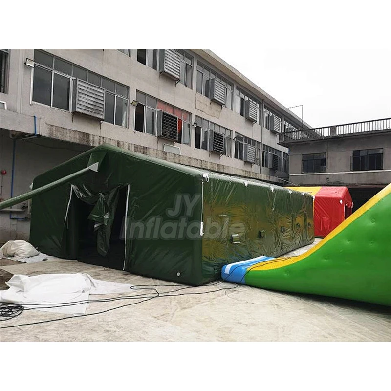 Olive Green Large Inflatable Camouflage Inflatable Military Shelter For Camping