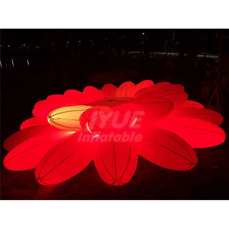 Hot sale High Quality Decoration Colorful Party Lighting Inflatable LED Flower For Wedding