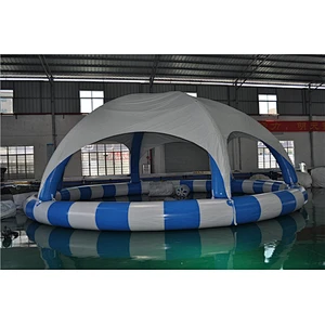 Promotion Price Large Inflatable Swimming Water Pool With Tent Cover For Sale