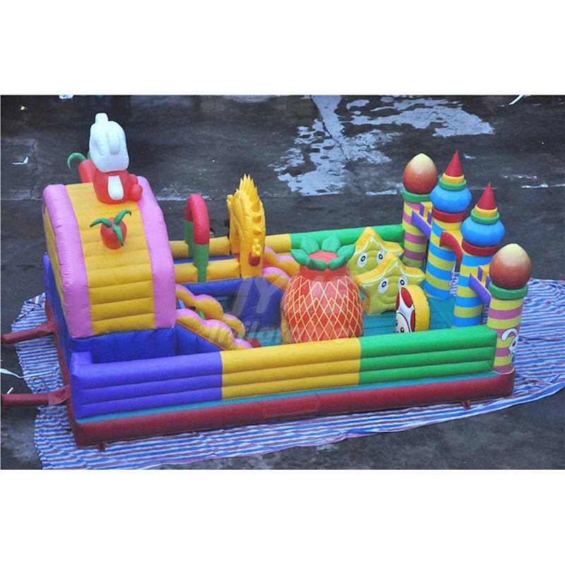 Outdoor Amusement Park Equipment Children Inflatable Playground For Kids