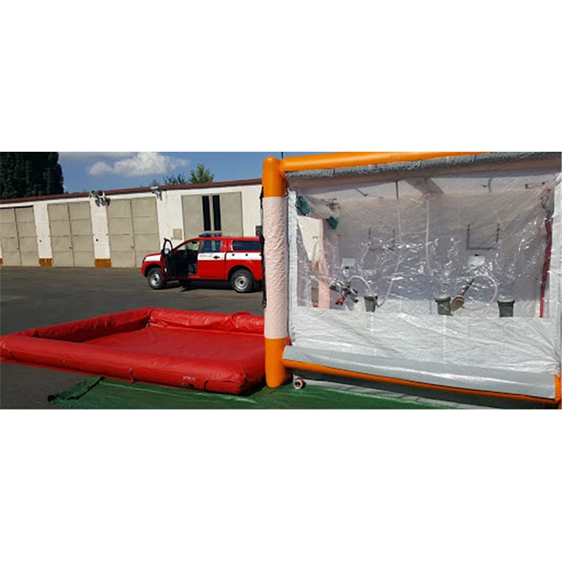 Quick Assembly Epidemic Disinfection Tunnel Isolate Tent Inflatable Medical Tent With Disinfection
