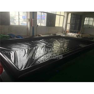 Commercial Easy Set Up Air Seal Type Mobile Wash Mat Inflatable Car Wash Mat