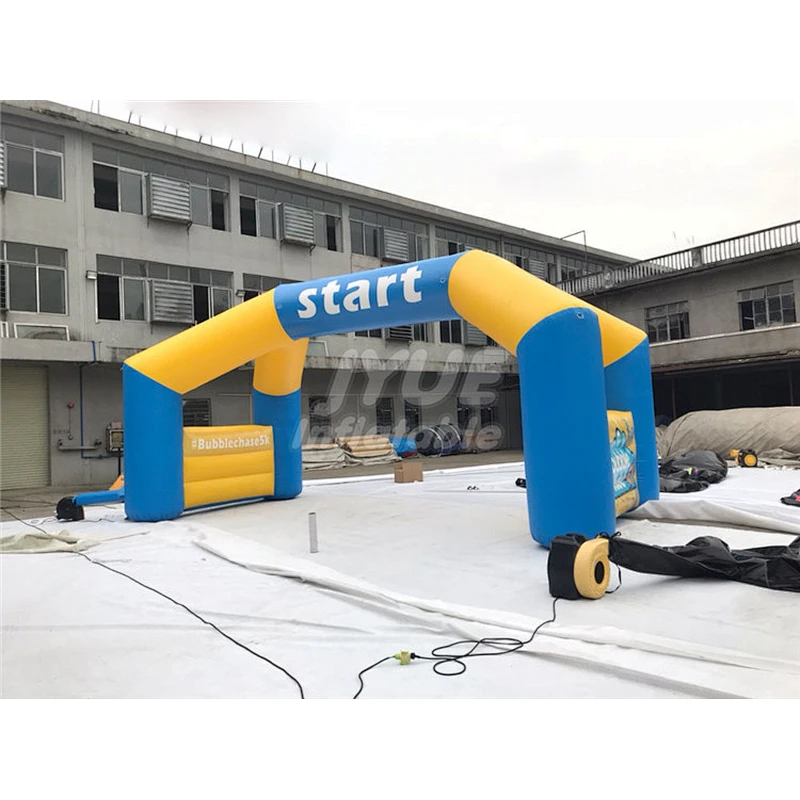 Running Fun Outdoor Advertising Inflatable Start Arch Tent Events