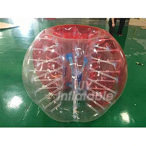 Funny Sport Game  Kids Inflatable Belly Bumper Ball , Adult Human Inflatable Bumper Bubble Ball