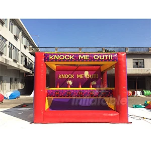 Knock It Off/ Knock Me Out Down Inflatable Archery Hoverball Tag Game For Sale