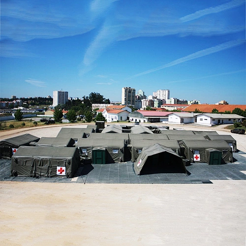 Fireproof Commercial Use Inflatable Army Medical Tent