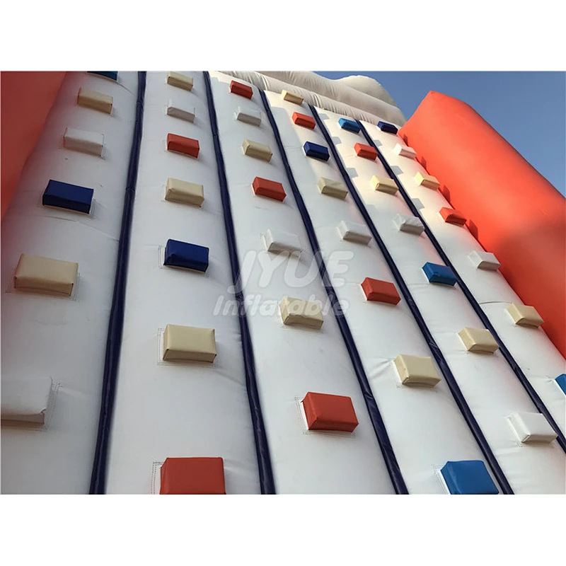 Outdoor Commercial Jungle Monkey Kids Inflatable Rock Climbing Wall For Play