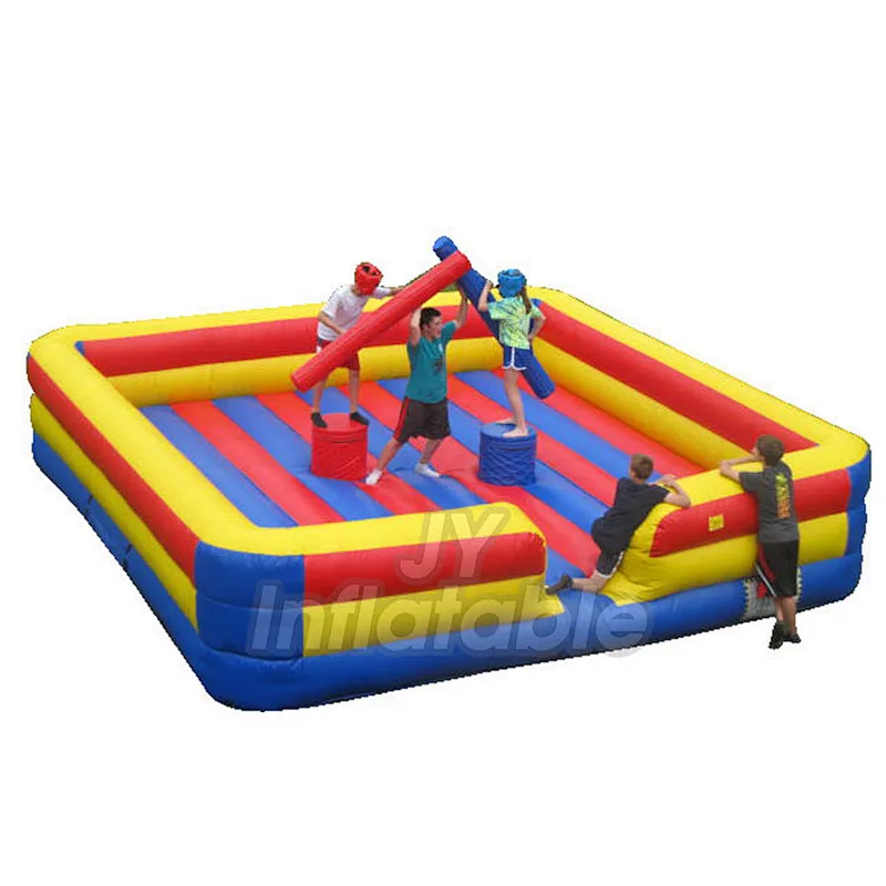 Interactive Sport Games Inflatable Jousting Arena / Gladiator Inflatable Sport Game Price With Inflatable Sticks