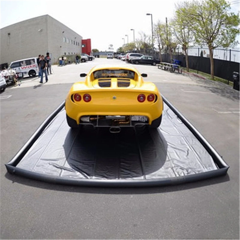 Durable Thick PVC Trucks And Cars Inflatable Wash Mats Inflatable Containment Mat For Washing Car