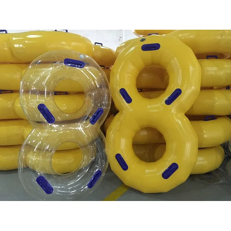 Commercial Custom Logo Inflatable Towable Water Sport Tube For Water Park  Equipment