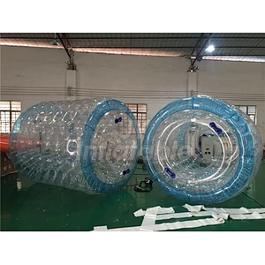 Funny Blue Bubble Inflatable Water Walking Ball TPU Inflatable Water Roller