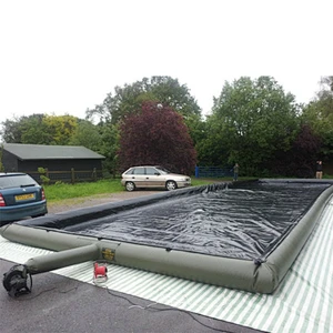 Durable Thick PVC Trucks And Cars Inflatable Wash Mats Inflatable Containment Mat For Washing Car