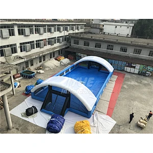 Commercial Inflatable Human Table Football Game Inflatable Table Soccer Foosball  Field
