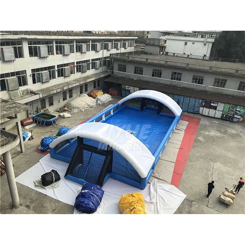 Commercial Inflatable Human Table Football Game Inflatable Table Soccer Foosball  Field