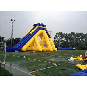 Inflatable Big Slide With Pool Inflatable Water Slide For Commercial Use