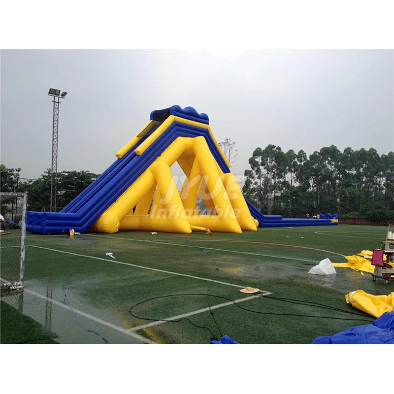Inflatable Big Slide With Pool Inflatable Water Slide For Commercial Use