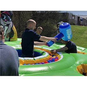 Funny Exciting 5m Diameter Interactive Fighting Inflatable Human Whack A Mole Game Adults And Kids