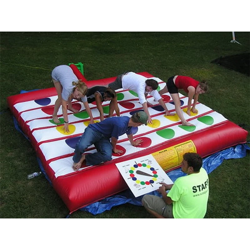 Inflatable Mega Twister Game For Adults  Mattress Jousting Game for Sale