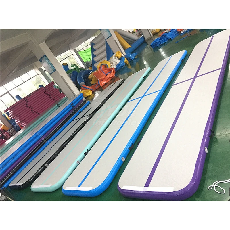 China Factory Supplies Hand Made Competitive Prices Inflatable Gym Air Tumble Track Tumbling Mat Home Airtrack For Gymnastics