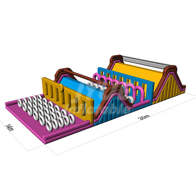 Professional Hot Sale Factory Price Massive Inflatable Obstacle Course