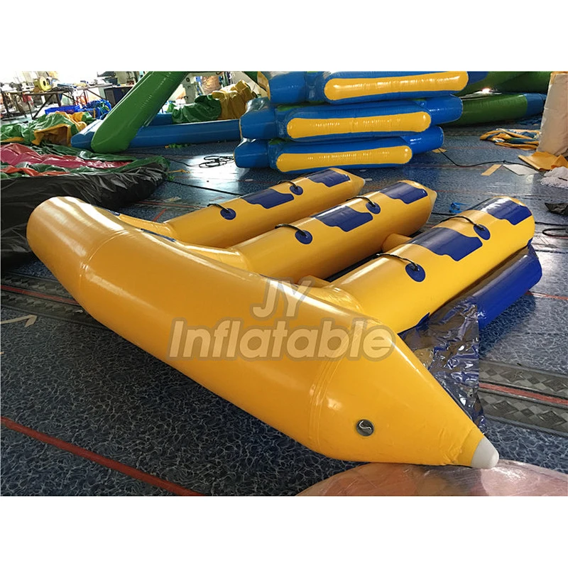 PVC Tarpaulin Inflatable Flying Fish Toys For Jet Ski Water Game Sport Toys