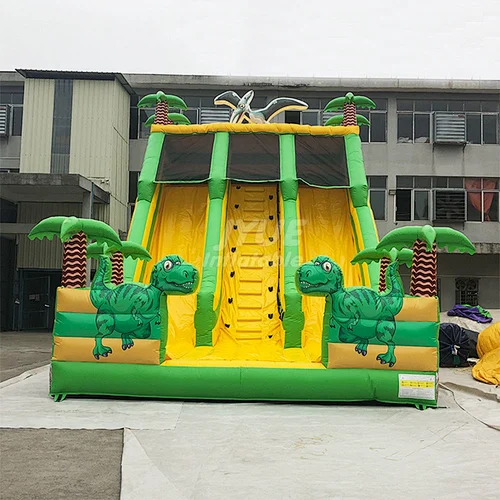 Indoor Or Outdoor Animal World Inflatable Jumping Slide For Kids