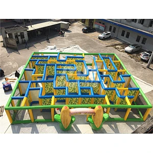 Fun House Sport Games Commercial Outdoor Inflatable Haunted House Maze