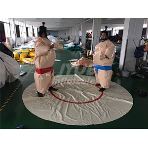 Adults And Kids Inflatable Sumo Wrestling Suits With Gloves For Sale
