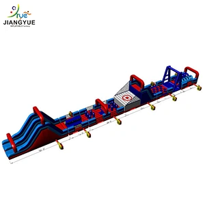 Super Inflatable Obstacle Course For Kids Warrior Dash Inflatable Obstacle Course
