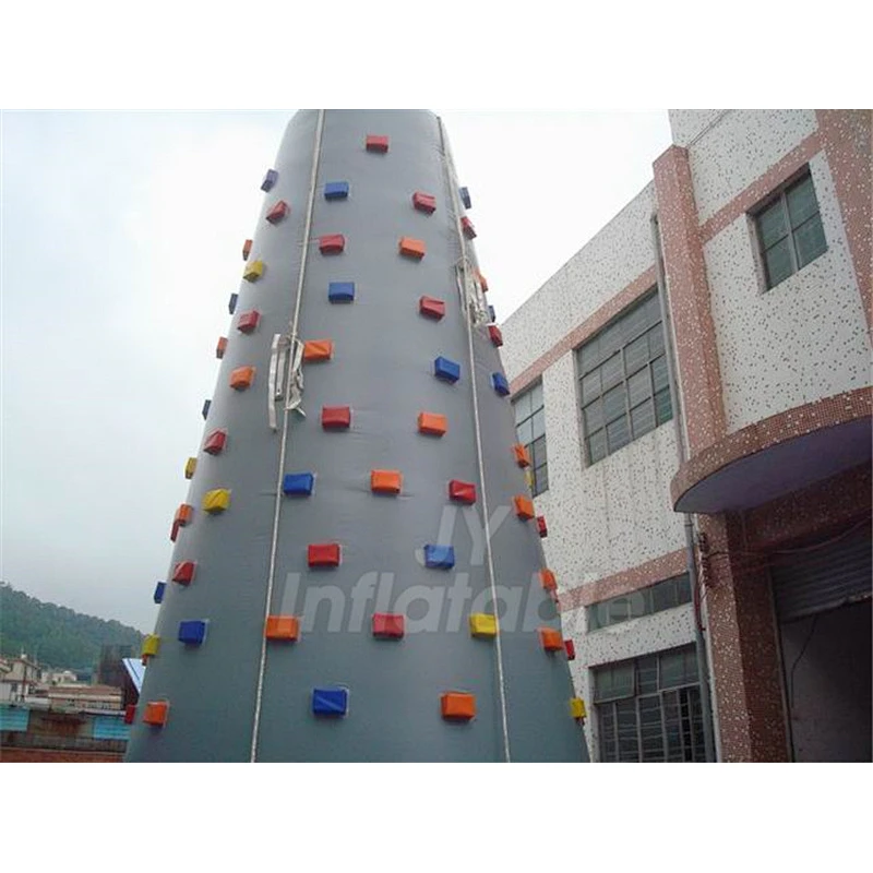 Hot Sale Moving Outdoor Games Portable Children Inflatable Rock Climbing Wall For Sale