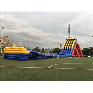 Inflable tobogan de agua grande Doble deslizamiento Personalizado