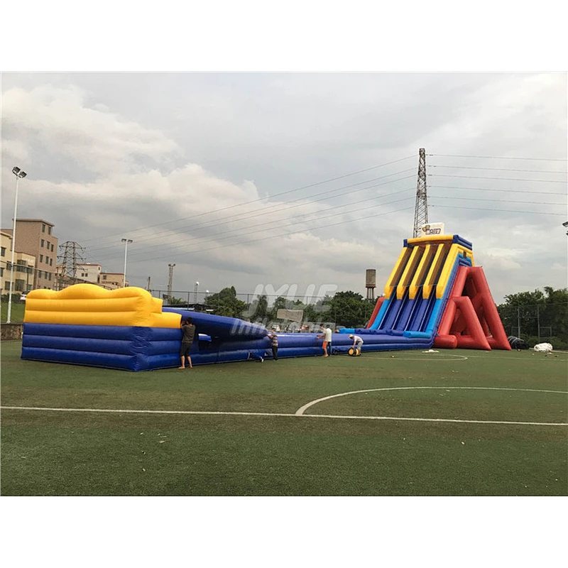 Inflable tobogan de agua grande Doble deslizamiento Personalizado