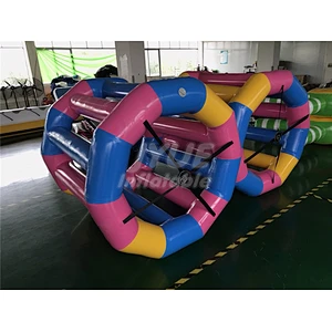 Colorful Kids And Adults Inflatable Water Roller Coaster For Water Game