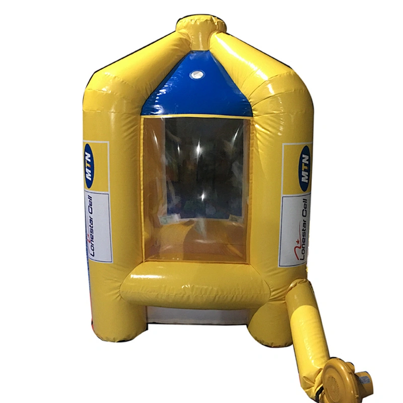 Hot Sale Inflating Money Booth Inflatable Cube Cash Machine For Advertising Activity
